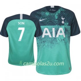 Camisolas de Futebol Tottenham Hotspur Son 7 Equipamento 3ª 2018/19 Manga Curta